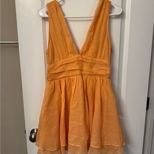 Abercrombie & Fitch Orange Mini Dress